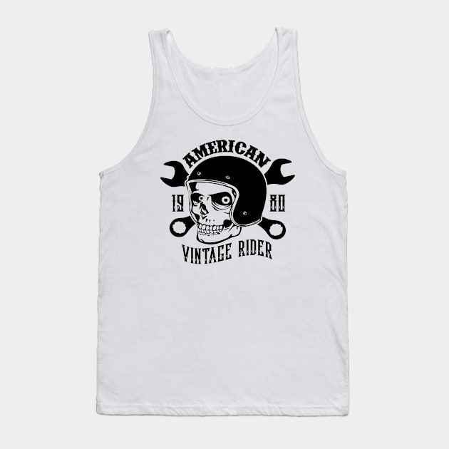 American 1980 vintage rider Tank Top by mohamadbaradai